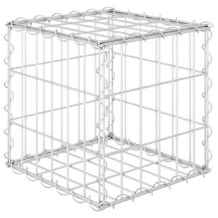 Jardinière Cube à Gabion Fil D'acier 30x30x30 Cm
