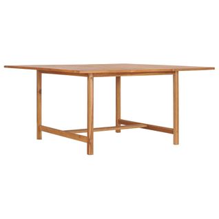 Table De Jardin 150x150x76 Cm Bois De Teck Solide