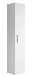 Armoire De Salle De Bain Pluto 30 X 30 X 150 Cm   Blanc Mat   Meuble De Rangement Haut Placard