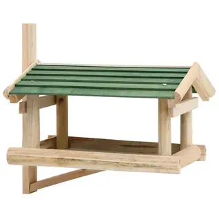 Mangeoire À Oiseaux Bois De Sapin 35x29,5x21 Cm
