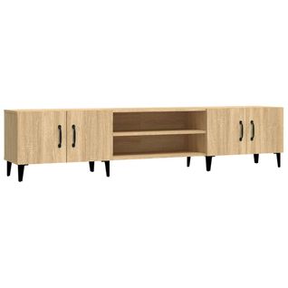 Meubles TV Chêne Sonoma 180x31,5x40 Cm Bois Contreplaqué