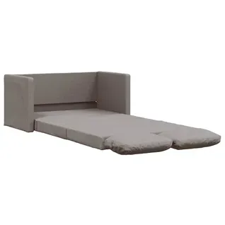 Canapé-lit 2-en-1 Tissu Taupe 112x174x55 Cm Avec Coussin