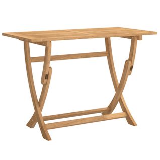 Table Pliable De Jardin 110x55x75 Cm Bois D'acacia Solide