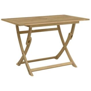Table Pliable De Jardin 120x70x75 Cm Bois D'acacia Solide