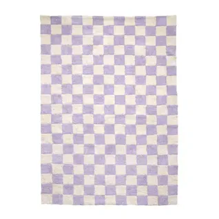 Tapis Rétro - Gambit Lilas/blanc - Rectangle - 160x230 Cm