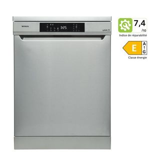 Lave-vaisselle 13 couverts 47 db Inox - Wvw-13a1esi47