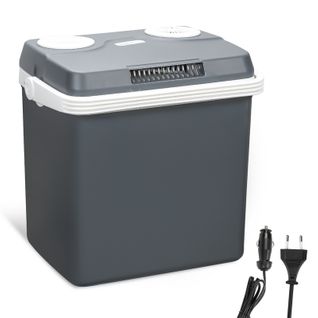 Glacière Électrique 32l 12v 220v Mini Réfrigérateur Portable De Voiture Mode Chaud Froid Fonction Ma