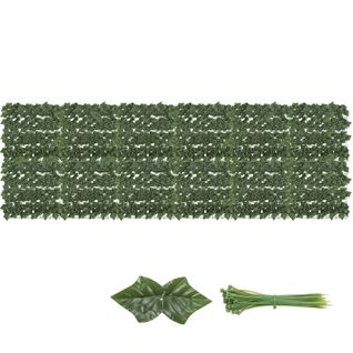 Clôture Pare-vue Feuillage 300x100cm Habillage De Mur Brise-vue Bâche Grillage,feuilles D'arachide