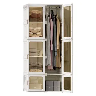 Armoire De Rangement, Portes Magnétiques, Blanc, 50x170x69 Cm