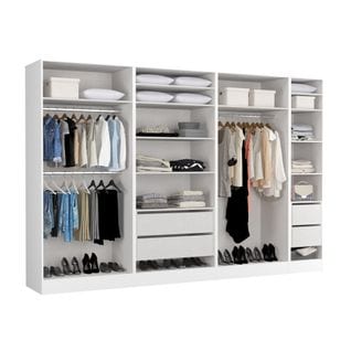 Armoire dressing blanc EXTENSO L.350 compo 11