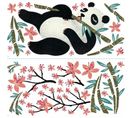 Sticker Mural Géant Panda