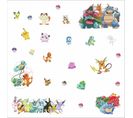 25 Stickers Repositionnables Pokemon Nintendo 23cm X 44cm