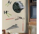 17 Stickers Vaisseaux Empire Et Rebel Star Wars
