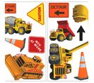 Stickers - Camions De Construction - Hauteur 45,7 Cm