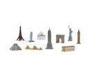 10 Figurines Monuments Monde 2