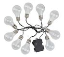 Edison 10 ampoules LED GUIRLANDE Transparent