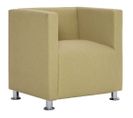Fauteuil Chaise Siège Lounge Design Club Sofa Salon Cube Vert Polyester 1102270/2