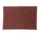 Stripy - Tapis De Bain En Polyester Uni Rose 50x70cm
