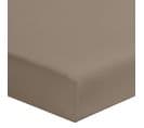 Drap Housse Bio Bonnet 30 Made In France Taupe 140x200
