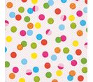 Lot De 20 Serviettes En Papier "bubbles" 25x25cm Multicolore