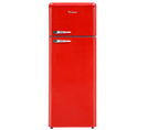 Réfrigérateur 2 Portes - 211 Litres - Vintage - Froid Statique - Rouge - Rardp210rv