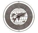 Horloge Métal Monde Isac D68 Atmosphera - Gris
