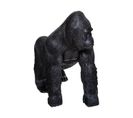 Objet Décoratif Gorille En Mouvement En Résine Noir H 35 Cm