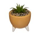 Petite Plante Artificielle Pot Sur Pied En Céramique D 8 Cm
