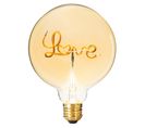 Globe LED Love G125 E27  Ambre