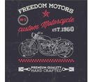 Tableau Retro Freedom Motors 50x50