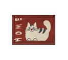 Tapis 50x75 Paillasson Rectangulaire Catome Kt Rouge