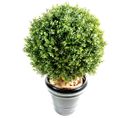 Plante artificielle haute gamme Spécial extérieur / Buis boule artificiel - Dim : H.65 x D.50 cm