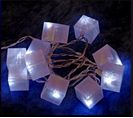 Guirlande Cubes Lumineux 10 LED Blanc