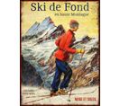 Plaque Vintage Sports D'hiver En Métal 25 X 33 Cm Ski De Fond