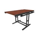 Table Modulable En Bois (l140 X L80 X H77 Cm) Convertible En Etagère - Style Industriel
