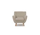 Fauteuil Scandinave 1 Place Taupe - Nils
