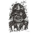 Poster D'art Star Wars Dark Vador Dessin - 50 X 70 Cm