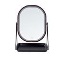 Miroir De Maquillage Avec LED 20 X 22 Cm Rose Doré Dordogne