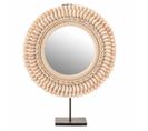 Miroir Sur Pied Design "mona" 50cm Rose