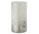Vase Cylindrique Design "scavo" 23cm Gris