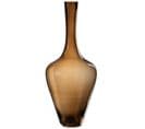 Vase Design En Verre "joni" 70cm Marron Ambre