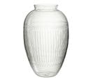 Vase Design En Verre "massif" 61cm Transparent