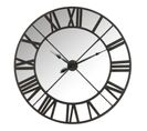 Horloge Murale Miroir "minuit" 122cm Noir