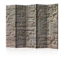 Paravent 5 Volets "stone Temple" 172x225cm