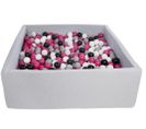 Piscine À Balles Noir, Blanc, Rose,gris -  900 Balles