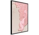 Affiche Murale Encadrée "pink River" 20 X 30 Cm Noir