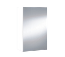 Miroir De Salle De Bain Avec Rangements 1 Porte En Blanc Brillant, 65 X 40 X 21 Cm