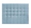 Tête De Lit En Tissu Coloris Bleu - Longueur 160 X Profondeur 4 X Hauteur 120 Cm
