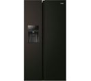 Réfrigérateur Américain 515l (337+178l) - Froid Ventilé - L90x H177,5cm - Noir - HSOBPIF9183