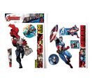 Stickers Géant Captain America Et Thor Marvel - 50x70cm
